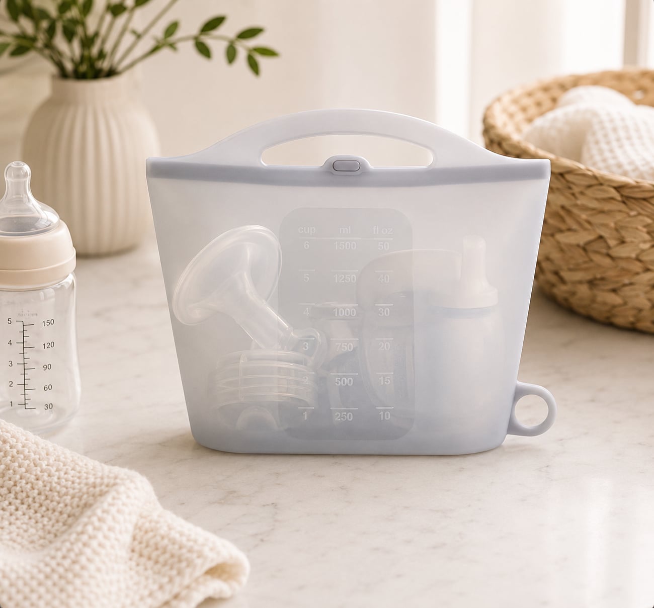 Silicone Microwave Steriliser bags in Keepsake Tin - Image 2